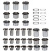 Pirhosigma 5 pcs for each Single/Double/Triple Chainring Bolts Screws Disc