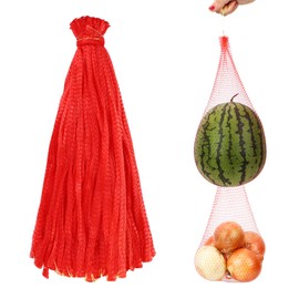 ENPOINT Reusable Produce Bags, 100 Pack Large Melon Hammock for Trellis Mesh Vegetable Bags Onions Fresh Bag Watermelon Nets Melon Cradle for Garden, Honeydew Melon, Cantaloupe, 17.7 inch