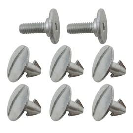 New Version Set of 8 Lower Engine Cover Pin Screws Bolts Steel Hardware Kit for Splash Shield Kit Replace for 90674-TY2-A01 90105-TBA-A00,for 2017-2010 Honda CR-V