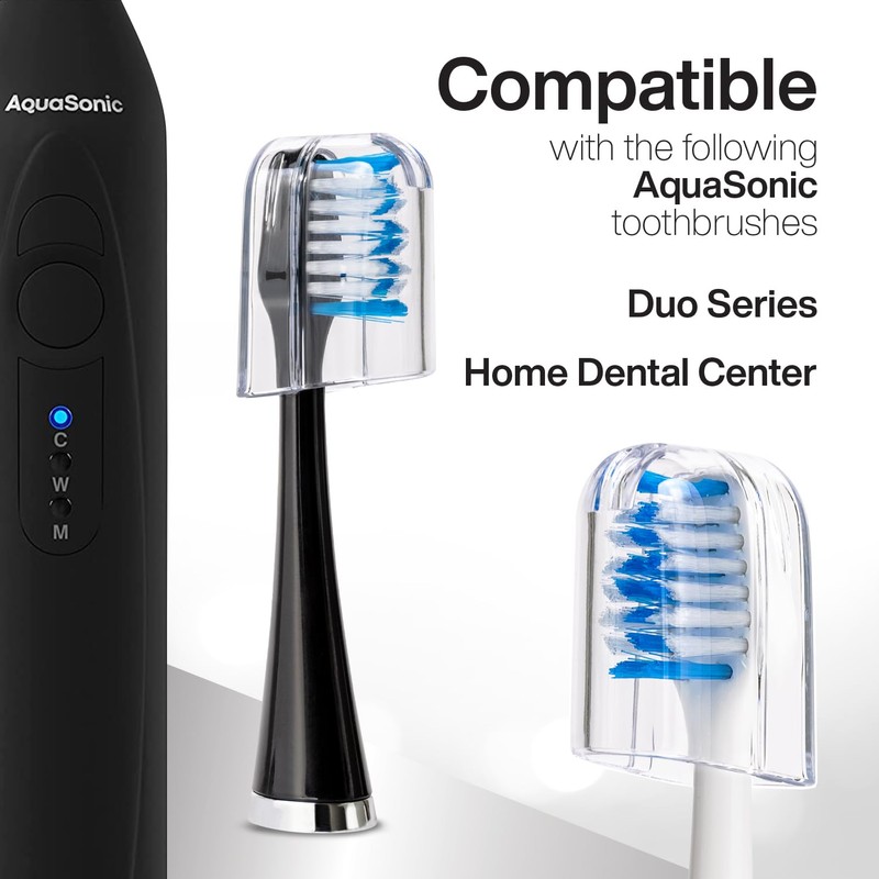 AquaSonic Genuine Duo Series Replacement Brush Heads | for Normal
