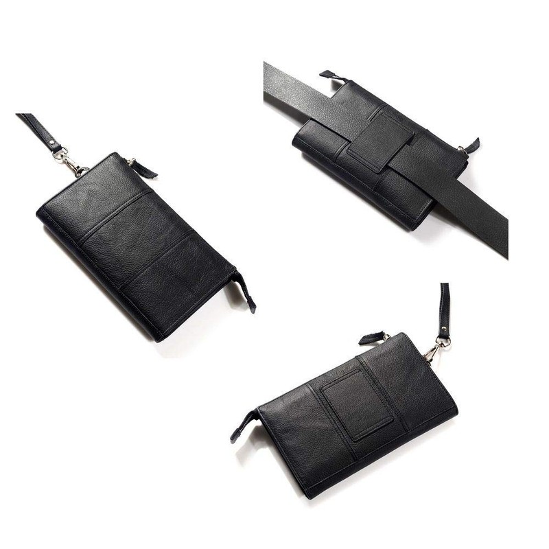 DFV mobile - Genuine Leather Case Handbag for Energizer Power