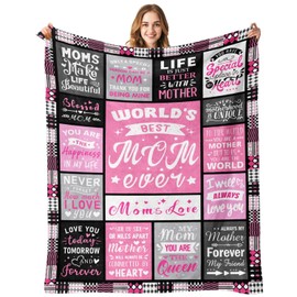 Gifts for Mom Mom Gifts Birthday Gifts for Mom Gifts for Mom from Daughter Son Mothers Day Birthday Gifts for Mom Christmas Valentine's Day Gifts for Mom Best Mom Ever Gifts Mom Blanket 50"x60"