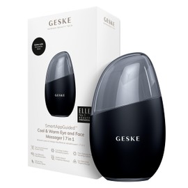 GESKE SmartAppGuided™ Cool & Warm Eye & Face Massager | 7 in 1 | Multi Massager | Face & Neck | Battery-free Cooling & Warming | Firms, Relaxes & De-Puffs Skin | Eye-Nose Area Targeted Design