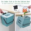 LALASTAR Kitchen Compost Bin, Hanging Trash Can with Lid for