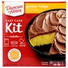 Duncan Hines Easy Cake Kit Golden Fudge Cake Mix, 8.4