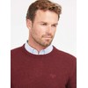 Barbour MKN0844 Harren XL Crew Neck Knitwear, red