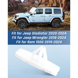 35Pcs 68526185AA Fender Clips Fit for Jeep Gladiator Fit for Jeep Wrangler Fit for Ram 1500 Fender Flare Retainer Clip Fastener Replece 6852618AA 6839872AA