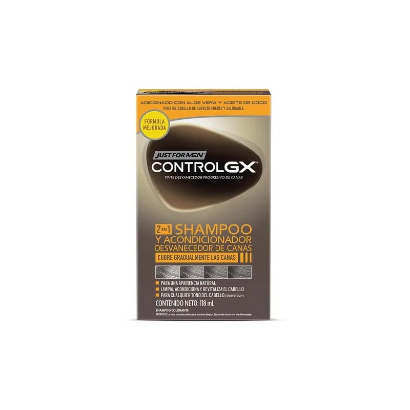 Shampoo y Acondicionador Just for Men, Shampoo 2 en 1,
