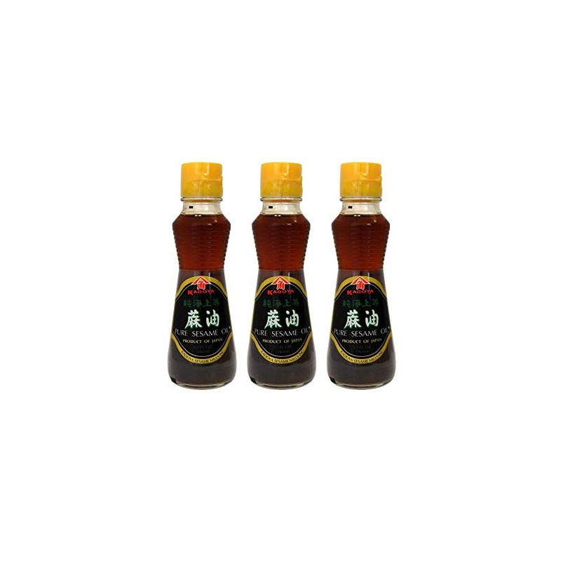 Kadoya Pure Sesame Oil (3 Pack, Total of 16.5fl.oz)