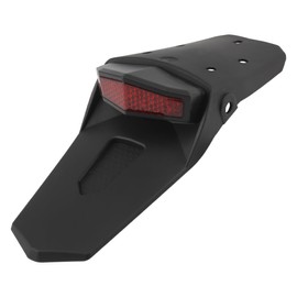 PowerMotor Motorcycle Rear Fender LED Tail Light Universal Enduro Dirt Bike Brake Lamp Turn Signals for Off-Road Motorcycle Dirt Bike (FN-210-Red)