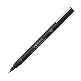 Uni 154625000 0.6 mm Waterproof and Fade Proof Fine Line Pen - Black