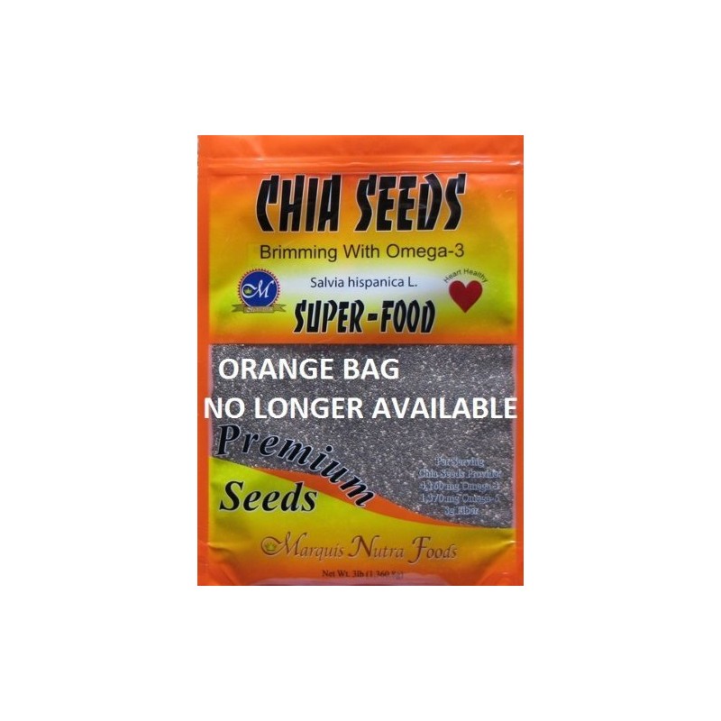 Get Chia Brand BLACK Chia Seeds - 12 TOTAL POUNDS
