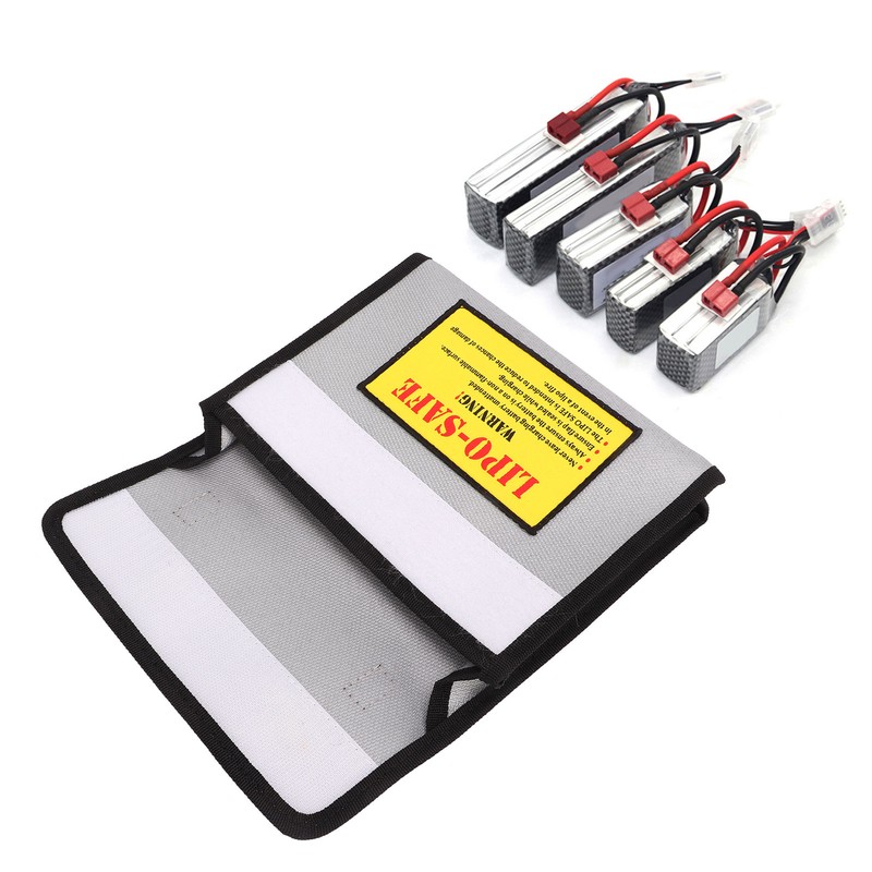 Fireproof Explosion Proof Lipo Battery Safe Bag Environmentally Friendly Lipo
