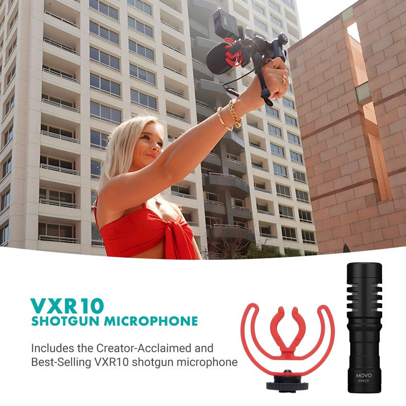 Movo iVlogger-PRO Vlogging Kit for iPhone/Android - YouTube Starter Kit