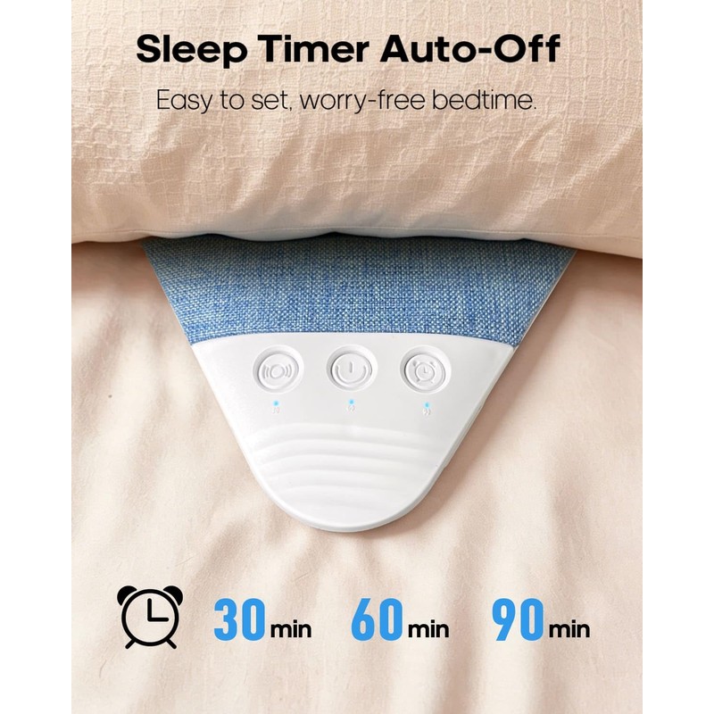 LENRUE Under Pillow Speaker for Sleeping, All New White Noise