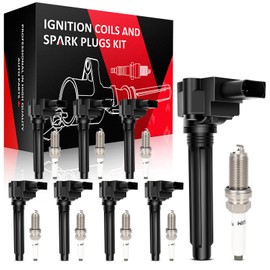 SCITOO 8 ignition coils + 8 iridium Spark Plugs 13-18 A8 13-21 S6 13-18 S7 13-16 S8 4.0L V8 079905110L 079905110P UF-714