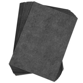 TEHAUX 50 Sheets Black Carbon Transfer Paper, Single-Side Graphite Tracing Paper for Clear Copying and Drawing, A4 Size