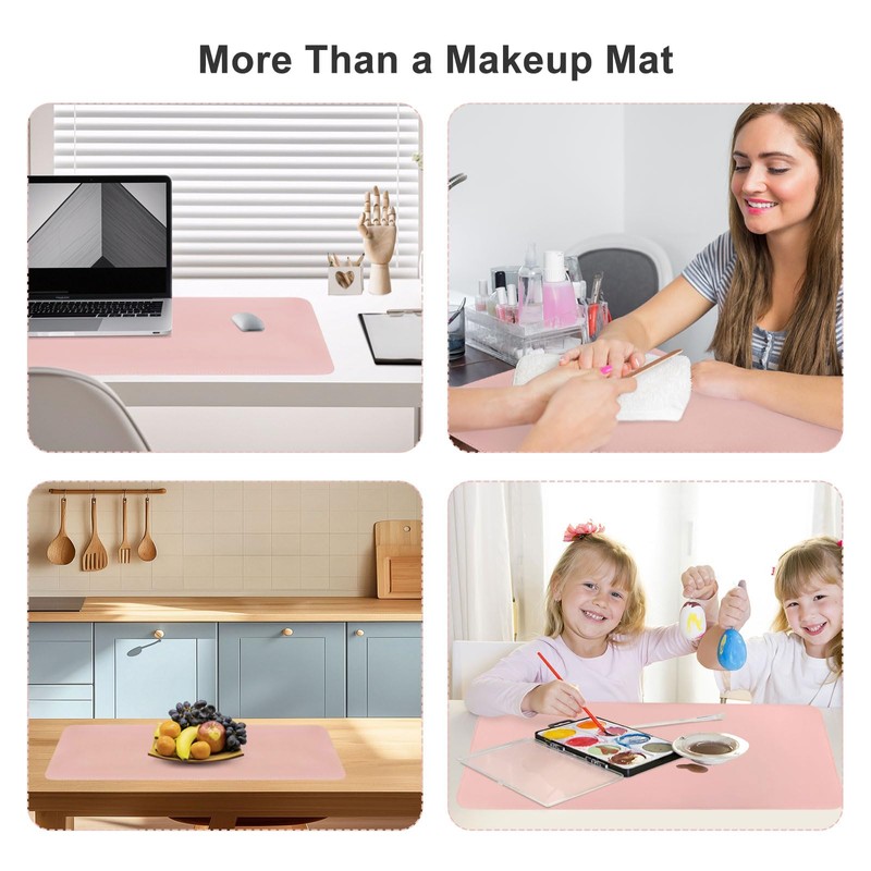 Makeup Mat for Vanity Desk Pad, 23.6 x 11.8 Inch