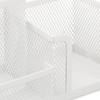 Relaxdays Desk Organiser 3 Compartments Mesh Design H 10 x
