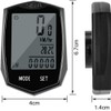SEISSO Bike Computer Speedometer, Wireless Waterproof Cycling Odometer, Smart Sensor,