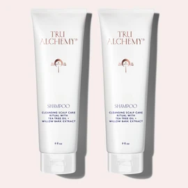 Tru Alchemy Shampoo for Growth, Volume & Scalp Health | Naturally-Derived with Tea Tree & Peppermint Oil plus Keratin & Saw Palmetto | Sulfate & Paraben Free | 9 oz. (2-Pack)