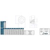 Hippo Hardware 1/2" - 20 TPI UNF Nyloc Nylon Lock