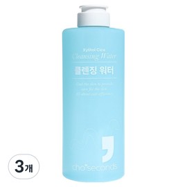 Super Seconds Xylitol Cica Cleansing Water, 3, 500ml / 초세컨즈 자일리톨 시카 클렌징 워터, 3개, 500ml