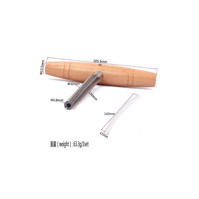 Domofa Violin Viola Peg Hole Reamer for 3/4 4/4 Violin