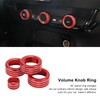 AC Switch Ring Volume Knob Cover Aluminium Alloy Stylish Perfect