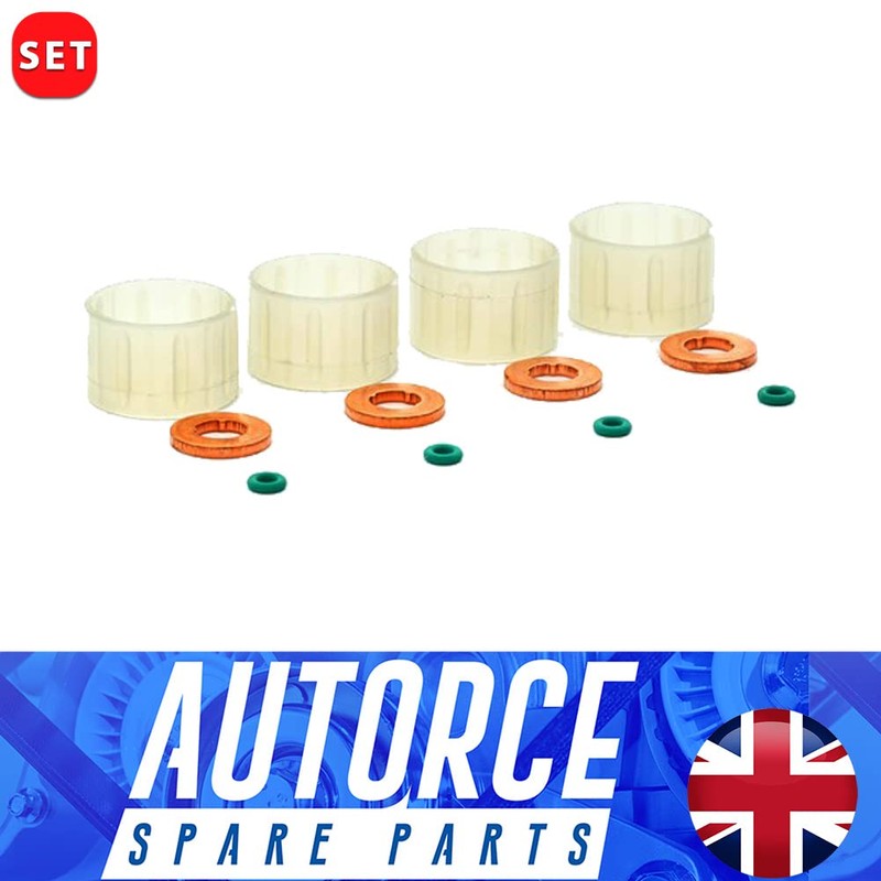 Fuel Injector Seal Washer O Ring Set For CITROEN Berlingo