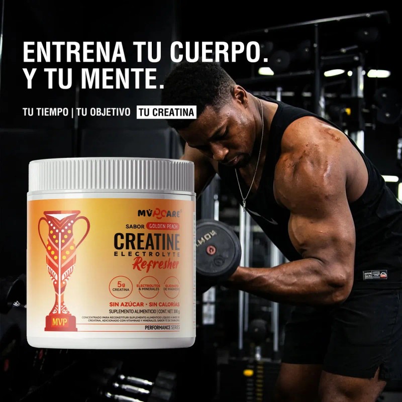 Mvpcare Pre Entreno Creatine Refresher Creatina Monohidratada Electrolitos Magnesio Vitaminas