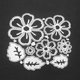 Flower Metal Cutting Dies Flower Leaves Embossing Stencil for DIY Card Making Scrapbooking Paper Craft Album Stamps Scrapbooking Die-Cuts
