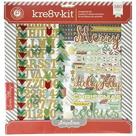 Pink Paislee Snow Village Kre8v Scrapbooking Kits