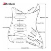 Phrilam SSS Anodized Aluminum Strat Pickguard for Fender Stratocaster, Gold