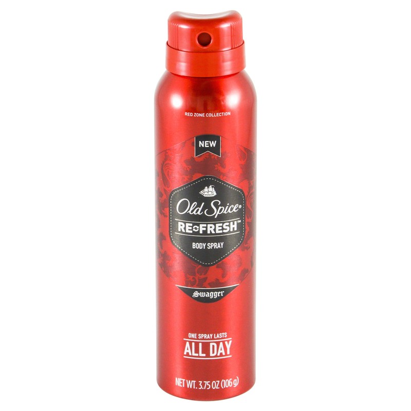 Old Spice Re-Fresh Body Spray, Swagger 3.75 oz (Pack of