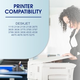 YATUNINK 664XL Ink Cartridge Compatible for 664 Ink Cartridges Black and Color 664XL Ink Works with Deskjet 5275 4676 4536 4535 3775 3635 2675 2135 1115 (1 Black, 1 Color) 2-Pack