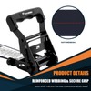 SALUINOKI 6 Pack 2 inch Ratchet Straps Heavy Duty J