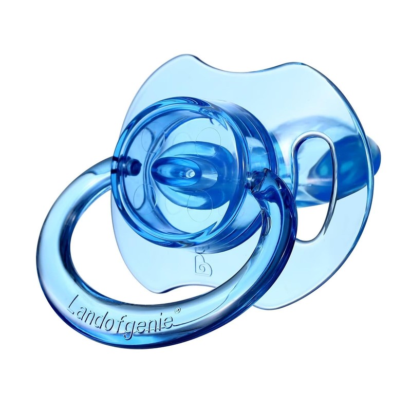 Landofgenie Adult Dummy Bone Shape Transparent Dummy Blue