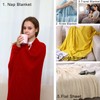 Knit Cotton Throw Blanket Cable Throw 50 x 70 Inch