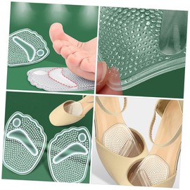 Gatuida 3Pairs Nonslip Forefoot Cushion Pads High Heel Insoles for Enhanced Comfort Support Non Skid Design for Sports Casual Shoes Easy to Inserts