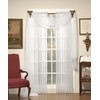 Today's Curtain Emelia Original Voile Scarf 216", Lilac, 45"W x