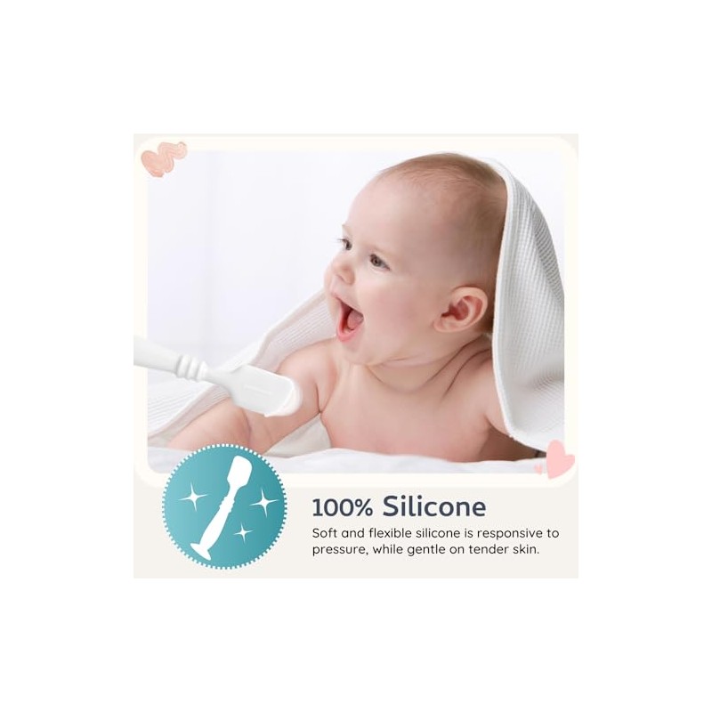 3 Packs Silicone Diaper Cream Applicator with Suction Base, Diaper