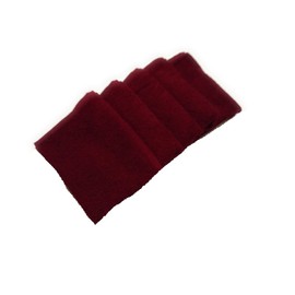 Cotton Colors Maroon Large Hand Towel Set (Pack of 5)_D13