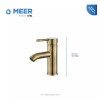 Meer Faucets By Cnx Mezcladora Monomando Para Lavabo Y Contra