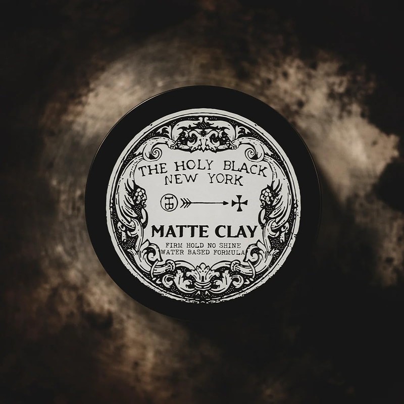 The Holy Black Matte Clay 4 Oz