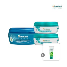 Himalaya Intensive Moisture Cream 150ml + Nourishing Moisture Cream 50ml x2 + (Neem Wash 10ml) / 히말라야 인텐시브 수분크림 150ml+너리싱 수분크림 50ml x2 + (님워시 10m