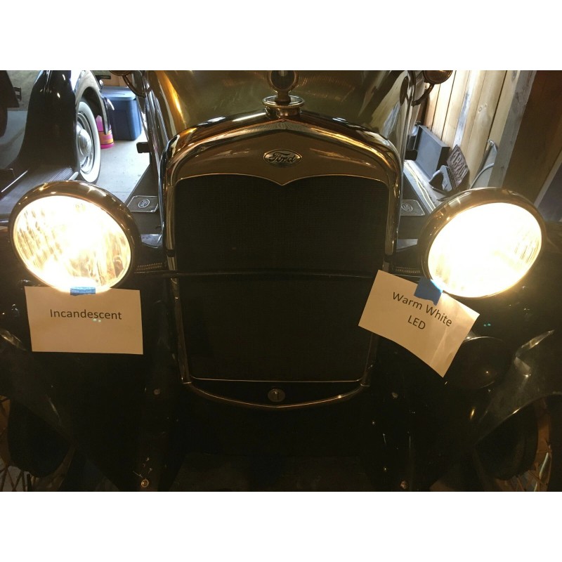 Ford LED Headlight Bulb 6-Volt or 12-Volt | Model A