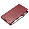 HISCOW Supple Leather Checkbook Cover with Free Divider - Italian