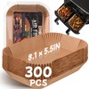 300PCS Air Fryer Liners for Ninja Dual, Non-Stick Oil Resistant