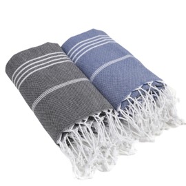 Heré Mood Beach Towel, Hammam Towel, Sauna Towel Set, 1 & 2 Pack, 100% Cotton, High-Quality Bath Towel and Shower Towel, Picnic Blanket, Extra Light